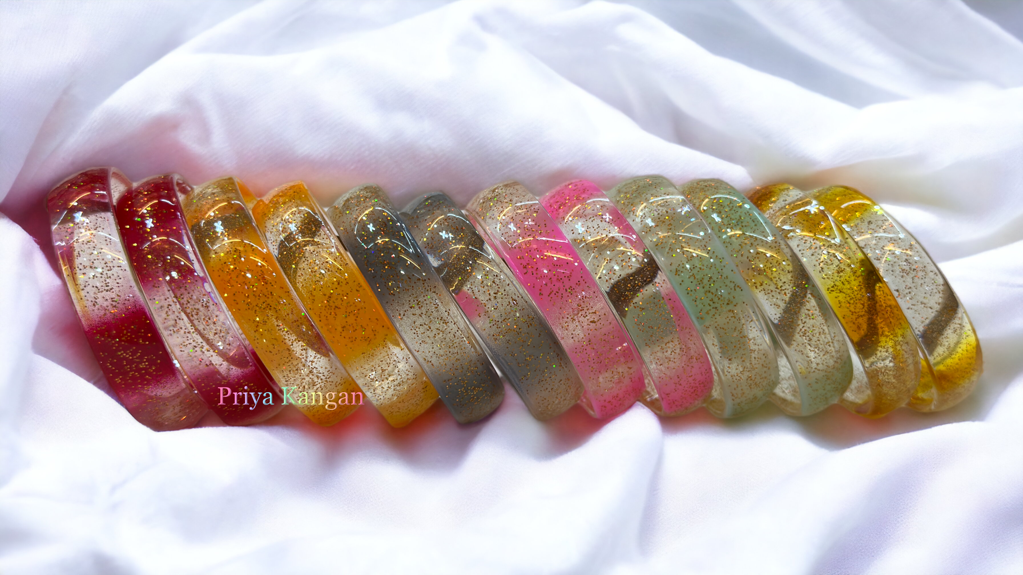 transparent Attrictive crystle colourtfull glass bangles