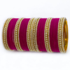 pink moti bangle set