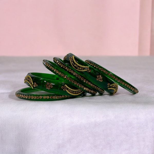 green bangle set